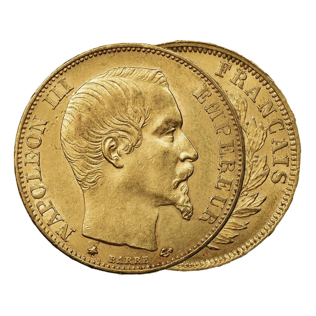 piece or 20 francs napoleon 4